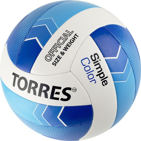 Купить Мяч волейбольный Torres Simple Color любительский р.5 в Дзержинском 